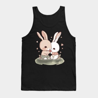 I Love You Rabbit Tank Top